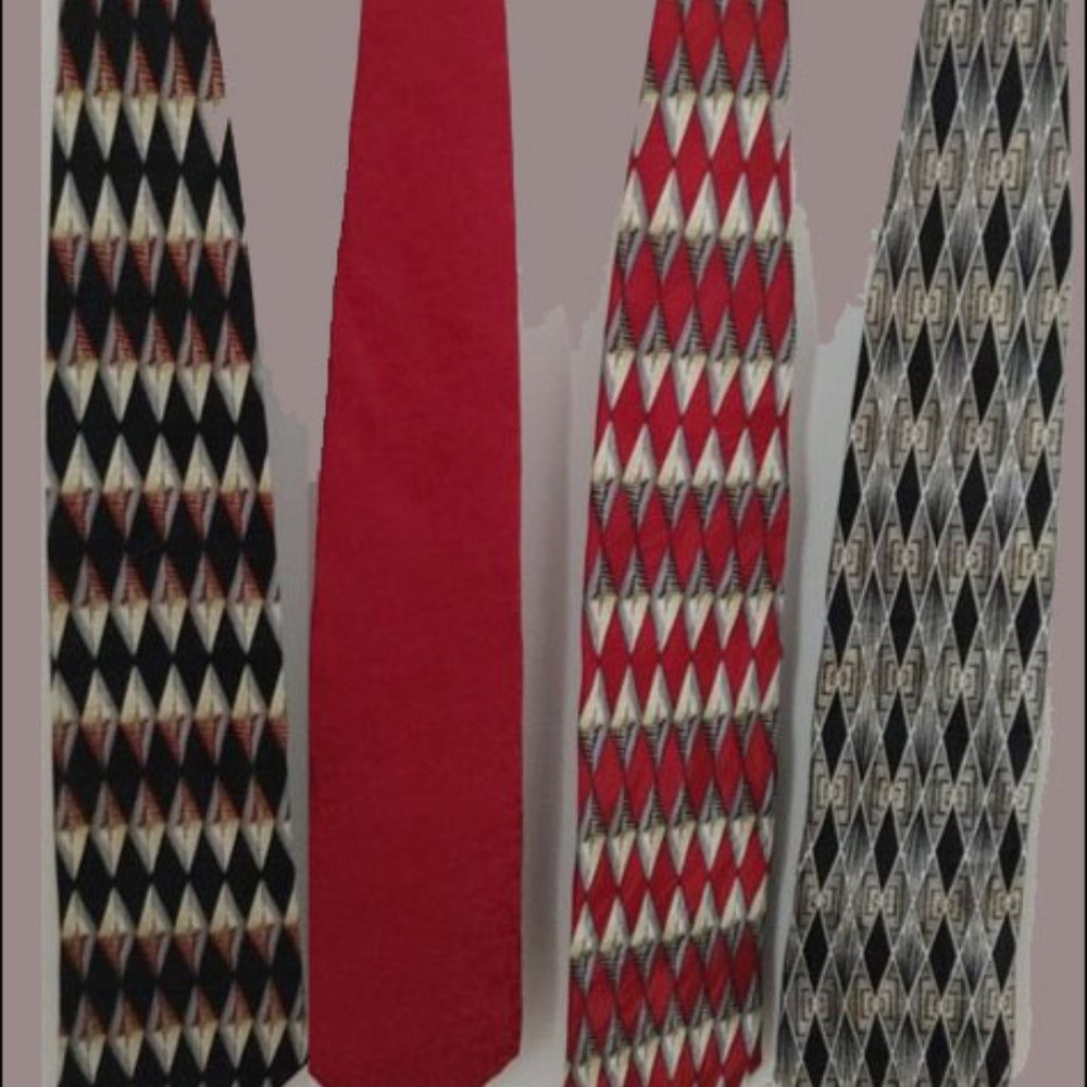 Paulo Zini Handmade Silk Ties (Set of 4)